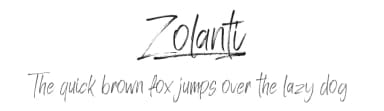 Zolanti by HandletterYean — Script Handwritten Font — thumbnail 1