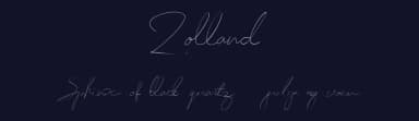 Zolland by Kakasoto — Script Handwritten Font — thumbnail 2