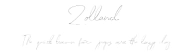 Zolland by Kakasoto — Script Handwritten Font — thumbnail 1