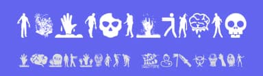 Zombie Salad by Woodcutter — Dingbats Font — thumbnail 3