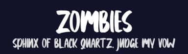 Zombies by Skiiller Studio — Script Handwritten Font — thumbnail 2