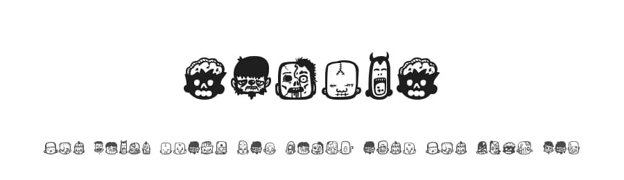 Zombiz by dcoxy - Greg Medina — Dingbats Font