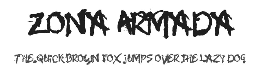 Zona Armada by Vic Fieger — Script Handwritten Font — preview 1