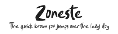 Zoneste by Kong Font — Script Handwritten Font — thumbnail 1