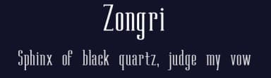 Zongri by Lerima — Serif Font — thumbnail 2