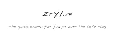 Zrylux by Albert Vives — Script Handwritten Font — thumbnail 1