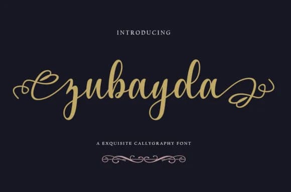 Zubayda Font by mightype89 — Script Handwritten Font