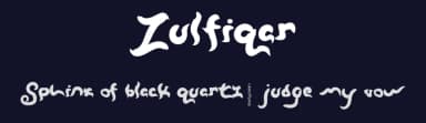 Zulfiqar by setyaisiam _type — Script Handwritten Font — thumbnail 2