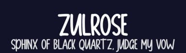 Zulrose by Skiiller Studio — Script Handwritten Font — thumbnail 2