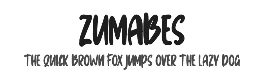 Zumabes by Skiiller Studio — Script Handwritten Font