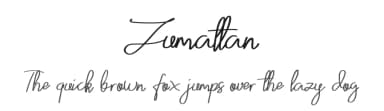 Zumattan by Koplexs Studio — Script Handwritten Font — thumbnail 1