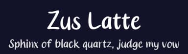 Zus Latte by Tigadestd — Script Handwritten Font — thumbnail 2