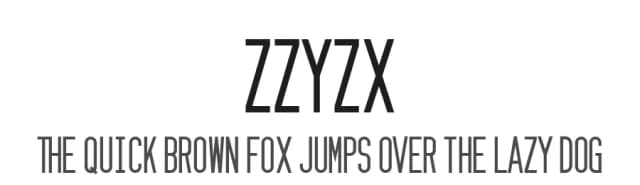 Zzyzx by Ash Pikachu Font — Sans Serif Font