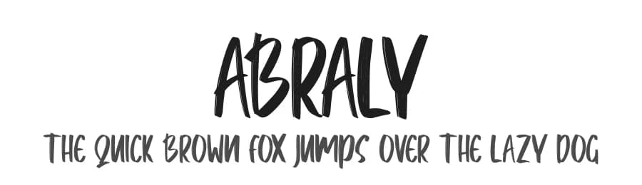 Abraly by Skiiller Studio — Script Handwritten Font