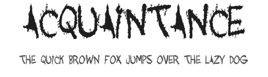 Acquaintance by Pizzadude β Script Handwritten Font