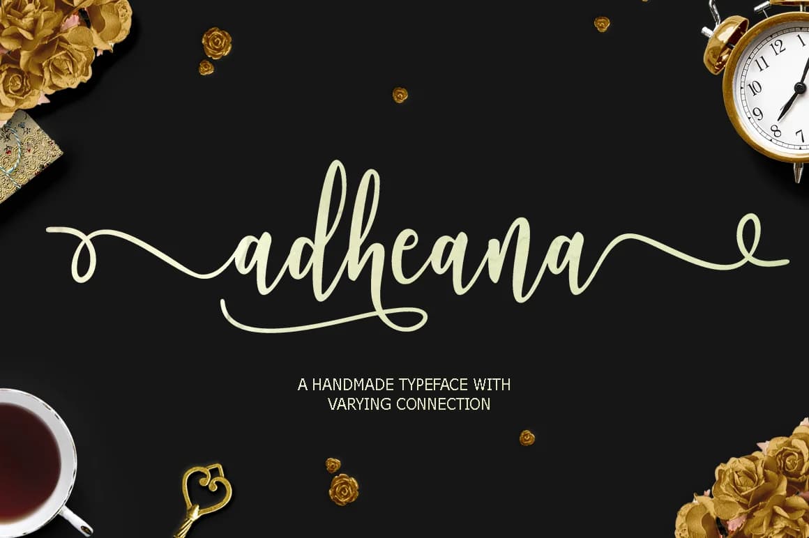Adheana Font by Youngtype β Script Handwritten Font