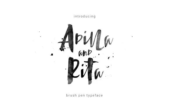 Adilla and Rita Font by Thirtypath — Script Handwritten Font