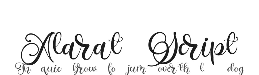 Alarate Script by FallenGraphic Studio — Script Handwritten Font