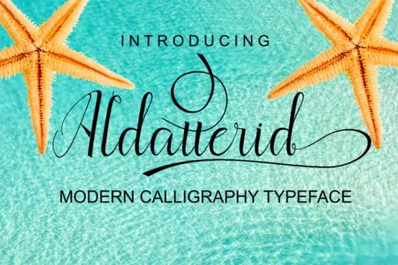 Aldatterid Font by varennew — Script Handwritten Font