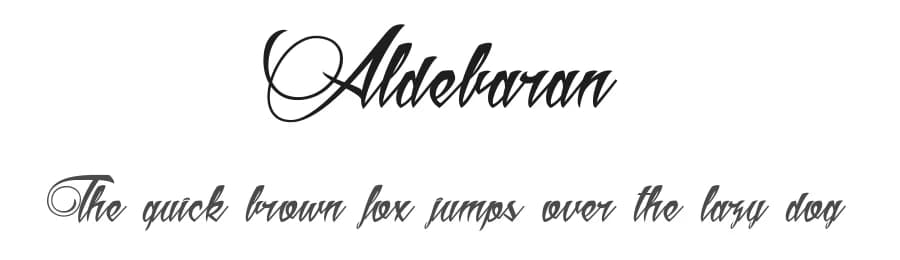 Aldebaran by dcoxy - Greg Medina — Script Handwritten Font