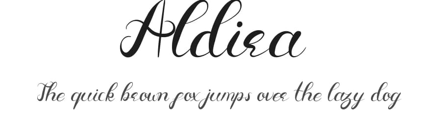 Aldira by Edric Studio — Script Handwritten Font