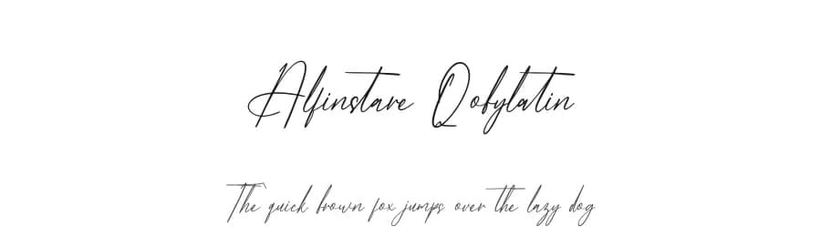 Alfinstare Qobylatin by Letterena Studios — Script Handwritten Font