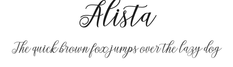 Alista by Creative Lab — Script Handwritten Font