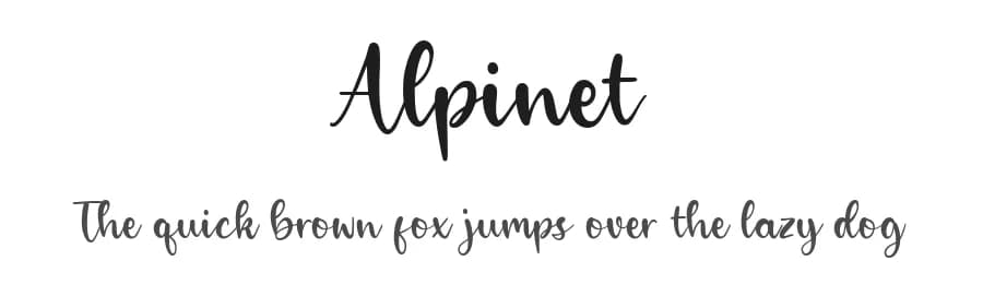 Alpinet by Letterative Studio — Script Handwritten Font