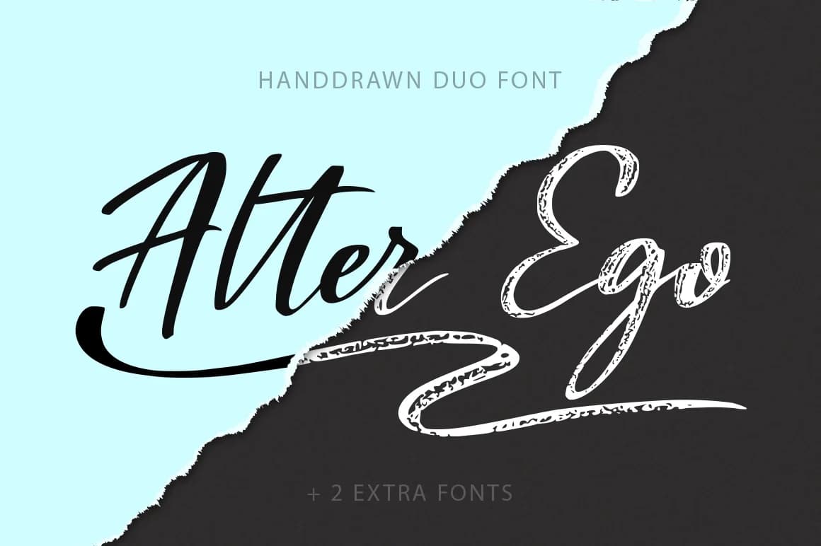 Alter Ego Duo Font by Red Ink — Script Handwritten Font