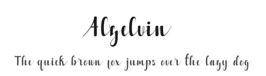 Alzelvin by Danti — Script Handwritten Font