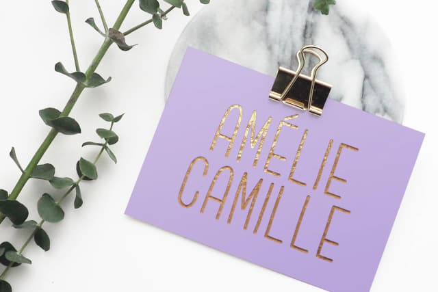Amélie Camille Font by Dominique Demetz — Script Handwritten Font