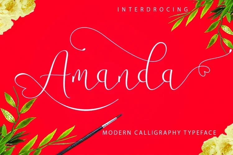 Amanda Font by Jhoen Studio — Script Handwritten Font