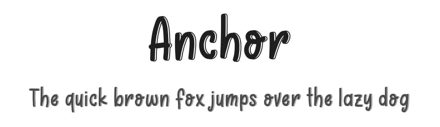 Anchor by Id: #6888964 — Script Handwritten Font