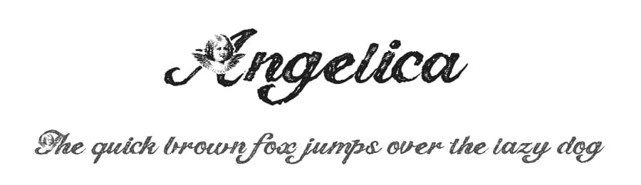 Angelica by Billy Argel Fonts ® — Script Handwritten Font