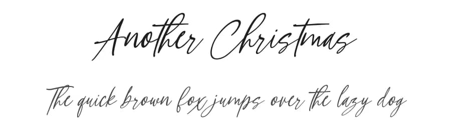 Another Christmas by Maulana Creative — Script Handwritten Font