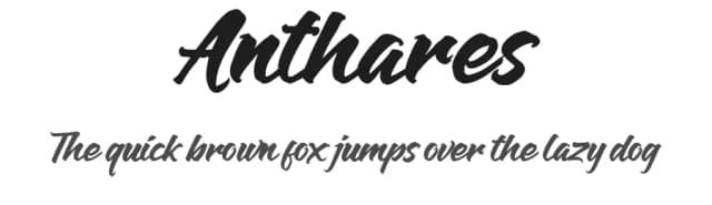 Anthares by Wacaksara Co — Script Handwritten Font