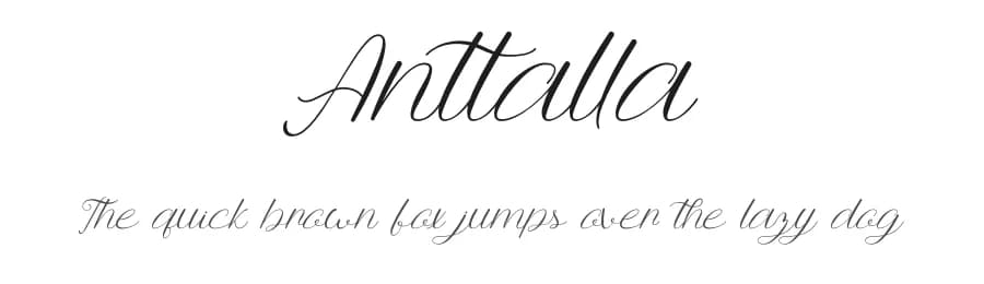 Anttalla by Attype Studio — Script Handwritten Font