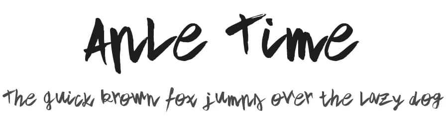 Aple Time by Leonard Posavec - LeoSupply.co — Script Handwritten Font