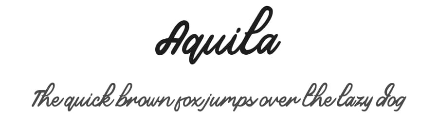 Aquila by Typotopia Studio — Script Handwritten Font