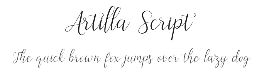 Artilla Script by Amarlettering - Takiy — Script Handwritten Font