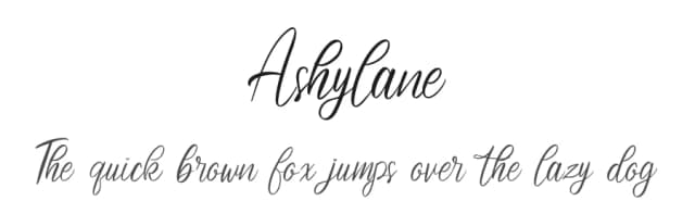 Ashylane by Riki — Script Handwritten Font