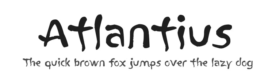 Atlantius by Stork β Script Handwritten Font