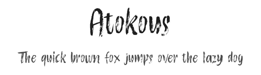 Atokous by Nur Solikh β Script Handwritten Font