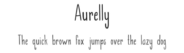 Aurelly by Sancrea Studio — Script Handwritten Font