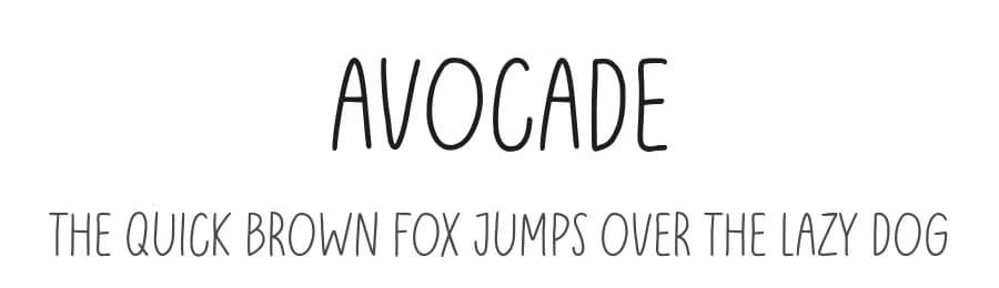 Avocade by Alpaprana Studio — Script Handwritten Font