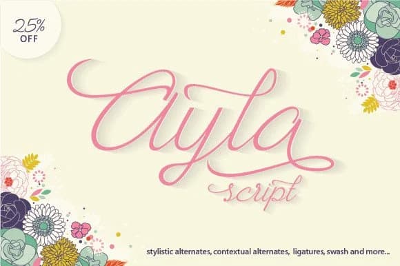 Ayla Font by Ian Mikraz — Script Handwritten Font