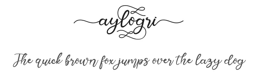 Aylogri by Madatype Studio — Script Handwritten Font