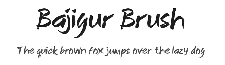 Bajigur Brush by Ketapel Creative — Script Handwritten Font