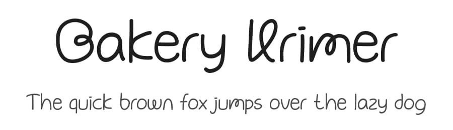 Bakery Krimer by Origin Type — Script Handwritten Font