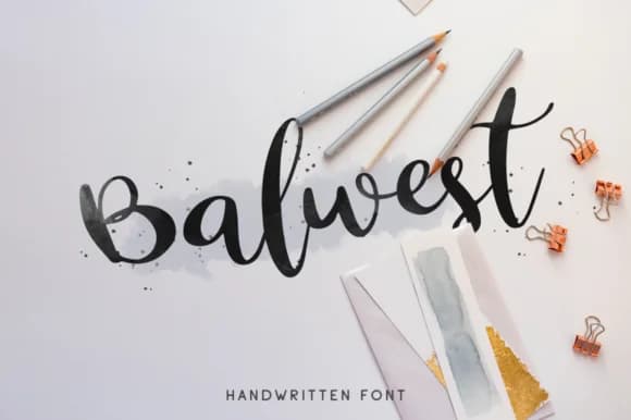 Balwest Font by Pasha Larin — Script Handwritten Font